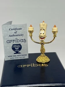 Disney Arribas Brothers Lumiere La Bella e la Bestia Swarovski statuina gioiello - Foto 1 di 23