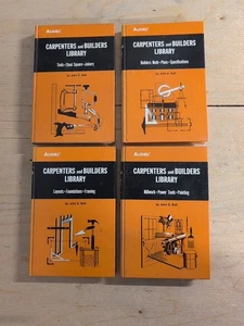 Audel Carpenters & Builders Library J. Ball Complete Set of 4 1978 Vtg Books - Picture 1 of 6