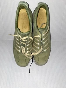COLE HAAN NikeAir Womens Sz 9 Green Suede Casual Sneaker Shoes - Picture 1 of 7