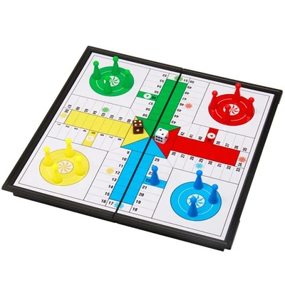 10" Ludo Go Board Folding Travel Magnetic Ludo Set - Image 1 of 4