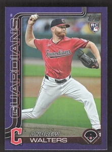 2025 Topps #637 Andrew Walters Purple Holo Foil #/250 - Picture 1 of 2