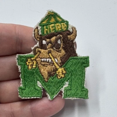 Vintage Marshall University Thundering Herd Mascot M Embroidered Patch - Image 1 of 4