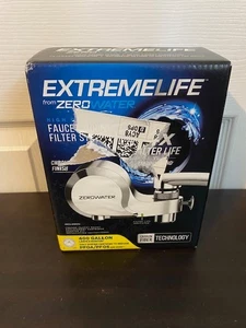 ZeroWater Extreme Life High Capacity Faucet Mount Water Filter Chrome 400 Gallon - Picture 1 of 6