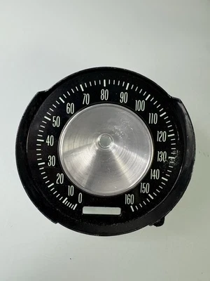 1963 1964 Chevrolet Corvette 160 MPH quadro de carcaça de velocímetro OEM face de fábrica - Imagem 1 de 4