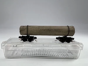 Micro-Trains #113 00 740 Spur N Trennblockwagen grau braun Holzladung schlecht - Bild 1 von 9