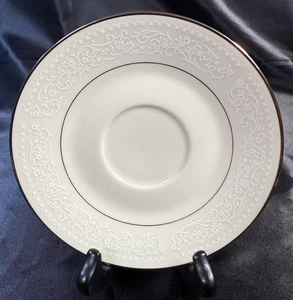 Vintage Noritake Ivory China Sorrento 6" Saucers Mint Condition Japan 15 Avbl. - Picture 1 of 4