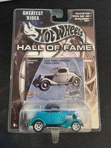 2003 Hot Wheels Hall Of Fame Greatest Rides - 1934 Three-Window Ford Coupe -1:64 - Picture 1 of 2