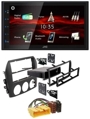 JVC USB Bluetooth MP3 DAB 2DIN Autoradio für Mazda MX 5 NC 2005-2008 - Bild 1 von 4