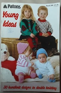 PATONS YOUNG IDEAS KNITTING PATTERN BOOK 289 DK 30 DESIGNS - Picture 1 of 2
