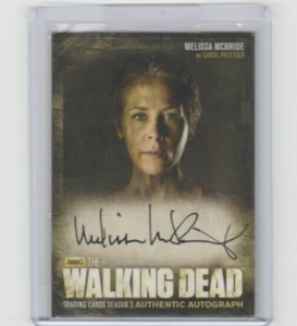 WALKING DEAD SEASON 3 PART 1 MELISSA MCBRIDE/CAROL PELETIER AUTOGRAPH CARD #A6 - Picture 1 of 2