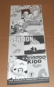 Outlanders Version Caravan Kidd Poster Original 1992/93 Promo 26.5x10.5 Dark Hor - Picture 1 of 3