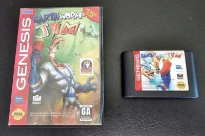 Earthworm Jim (Sega Genesis) Completo con Caja Sin Manual  Foto 1 de 3