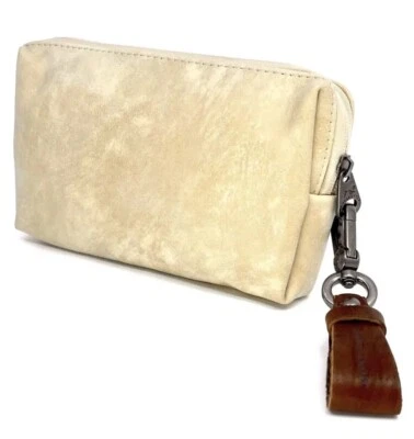 NWT Montana West Keychain Detachable Zip Pouch Tan 7” Country Western Leather - Image 1 of 4