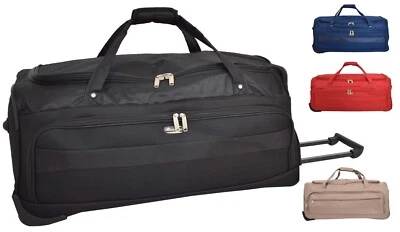 Large Travel Duffle 28" Wheeled Holdall Soft Lightweight Luggage Trolley Bag NEW - Image 1 of 4