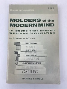 Molders of the Modern Mind Downs Barnes and Noble College Outline Series COS 114 - Picture 1 of 15