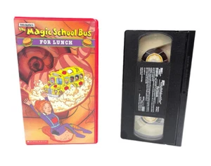 THE MAGIC SCHOOL BUS FOR LUNCH VHS Video Tape 1995 Clamshell Scholastic - Imagen 1 de 5