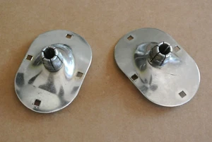 SET of 2! 1960's ROGERS USA SHELL MOUNTED SPUR BRACKETS for YOUR BASS DRUM! K566 - Picture 1 of 10