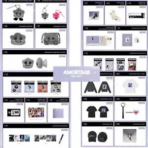 JISOO AMORTAGE MD MERCHANDISE PRE-ORDER BLACKPINK OFFICIAL PHOTOCARD KPOP MERCH - Picture 1 of 70