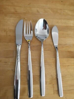 WMF London Cromargan Dessert Posate Coltelli Forcella Cucchiaio da Burro Alto - Immagine 1 di 4