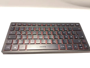 CHERRY KW 9200 MINI USB, Funk, Bluetooth® Tastatur Deutsch, QWERTZ Schwarz - Bild 1 von 4