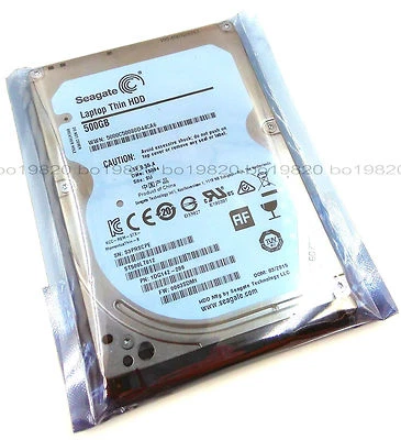 NEW 7mm SEAGATE MOMENTUS THIN 500GB 2.5" 5400RPM SATA  HARD DRIVE - Image 1 of 2