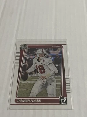 2023 Chronicles Draft Picks Clearly Donruss Tanner McKee Rated Rookie Base - Image 1 of 2