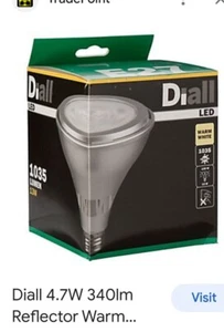 Diall LED Screw (E27)reflector Bulb Philips Spotone 80 Watt Bulb - Picture 1 of 6