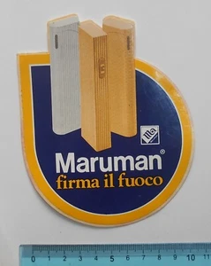 VINTAGE AUFKLEBER STICKER STICKER AUFKLEBER OLD SCHOOL MARUMAN FEUERZEUGE - Bild 1 von 1