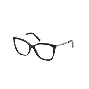 Swarovski SK5449 001 Black Plastic Cat Eye Optical Eyeglasses Frame 55-16-140 RX - Picture 1 of 3