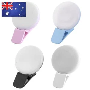 Clip portátil para teléfono móvil 10 LED anillo selfie belleza relleno flash lente luz lámpara - Imagen 1 de 21