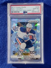 PSA10 2013 Panini Prizm - NAIL YAKUPOV -CRACKED ICE- FALL EXPO VIP - #'ed/30 RC