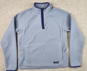 Patagonia maglione donna vintage Synchilla 1/4 zip poli tasca grande 25740F4 vintage - Foto 1 di 17