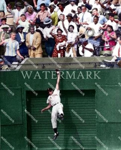 EL412 Willie Mays NY Giants Baseball 8x10 11x14 16x20 Colorized Photo - Picture 1 of 1