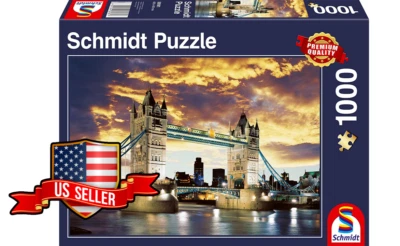NEW & SEALED Schmidt 58181 London Tower Bridge 1000 PC Jigsaw Puzzle USA SELLER - Image 1 of 4