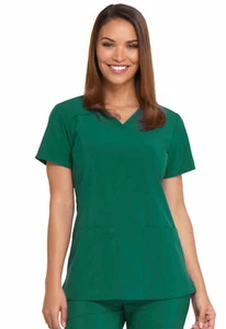 Blusa Médica Dickies EDS Essentials Cuello en V DK615 HNPS Verde Cazador Envío Gratis - Imagen 1 de 5