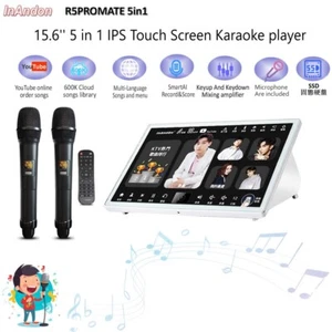 InAndon R5PROMATE 15.6'' IPS Karaoke Player,5IN1 Amplifier,500GB SSD YouTube 固態 - Picture 1 of 12