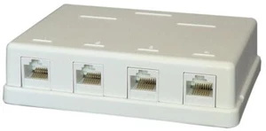 TUK - Cat6 Tool-less Surface Mount Sockets, 4 Port - Picture 1 of 1