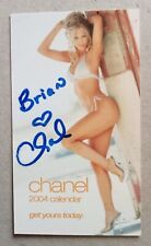 Chanel Ryan - Model/Actress "Circus Of The Dead" Signed Promo Card AFTAL COA