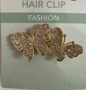 Butterfly Hair Clip, 2 Butterfly with sparkle - Picture 1 of 1