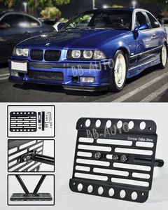 92-99 BMW E36 Front Tow Hook Hole Mount License Plate Relocate Bracket Holder - Bild 1 von 1