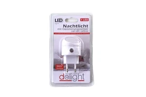 4x Luce Notturna + LED 360 Gradi .Luce Girevole con Sensore Crepuscolare A+++ - Foto 1 di 1