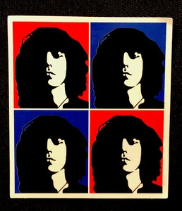 PEGATINA JIM MORRISON ""LAS PUERTAS"" 2 1/2 X 2 3/4"" BRILLANTE Y HERMOSA - Imagen 1 de 1