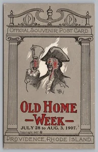 Postcard Old Home Week 1907 Providence Rhode Island Town Festival Event - Picture 1 of 2