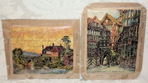 144er. BENSHOFF MINI LANDSCHAFT PUZZLE, 4"X5", +50- TEILE, MORTON OLD HALL UK + - Bild 1 von 3
