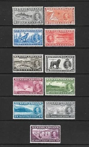 Newfoundland Scott 233-243 VF Mint Never Hinged Issued 1937 - Picture 1 of 3