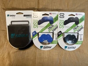 Sisu Mouthguard Storage Case + Free Adult 1.6mm Mouthguards Black/Blue. **read** - Bild 1 von 7