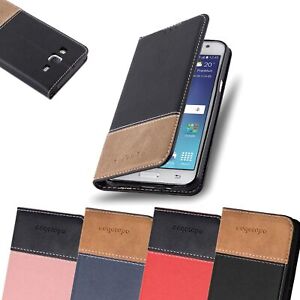 Case for Samsung Galaxy J5 2015 Phone Cover Protection Book Stand Magnetic