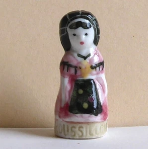 Fève Provinces Costumes de France - 1992 - Femme du Roussillon - Bild 1 von 1