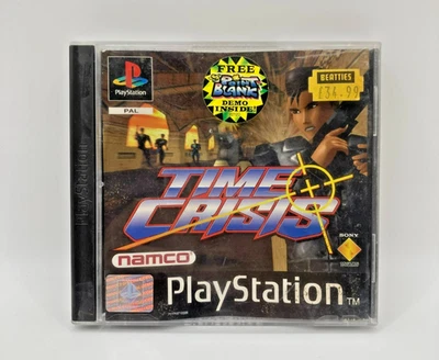 Time Crisis PS1 Sony Playstation 1 PAL EUR gioco usato italiano no manuale - Immagine 1 di 4