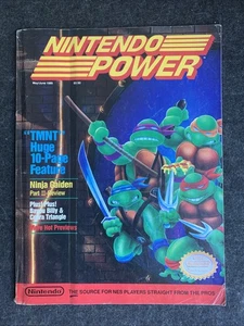Nintendo Power Magazine : Vol 6 May / June 1989 : TMNT : VGC w Poster! - Picture 1 of 8